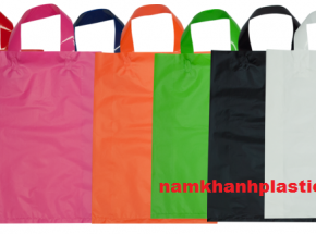 Custom printed flexiloop plastic bag